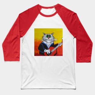 Furball Blues Baseball T-Shirt